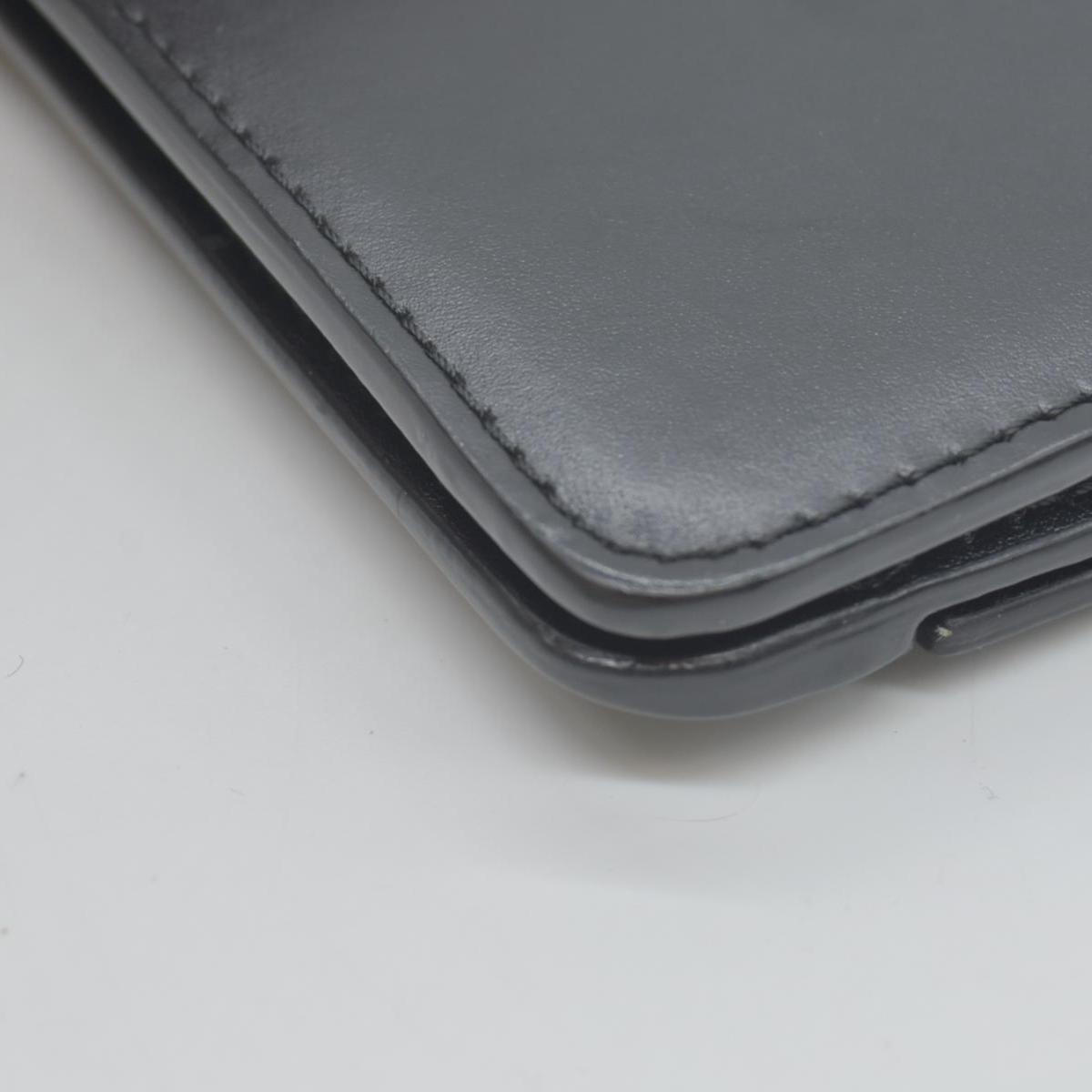 Burberry Calfskin Mini Jody Chain Card Case Black CONSIGNMENT