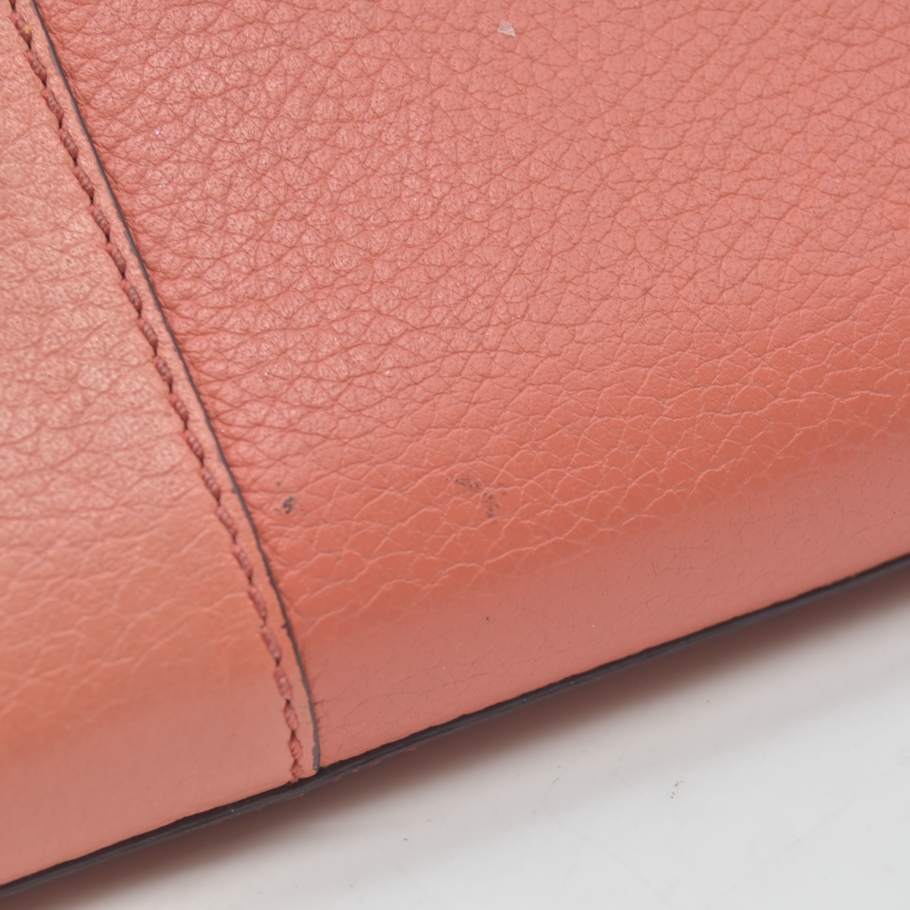 $690 2016 Chloe Baylee Leather Zip Around Long Wallet Purse Pink