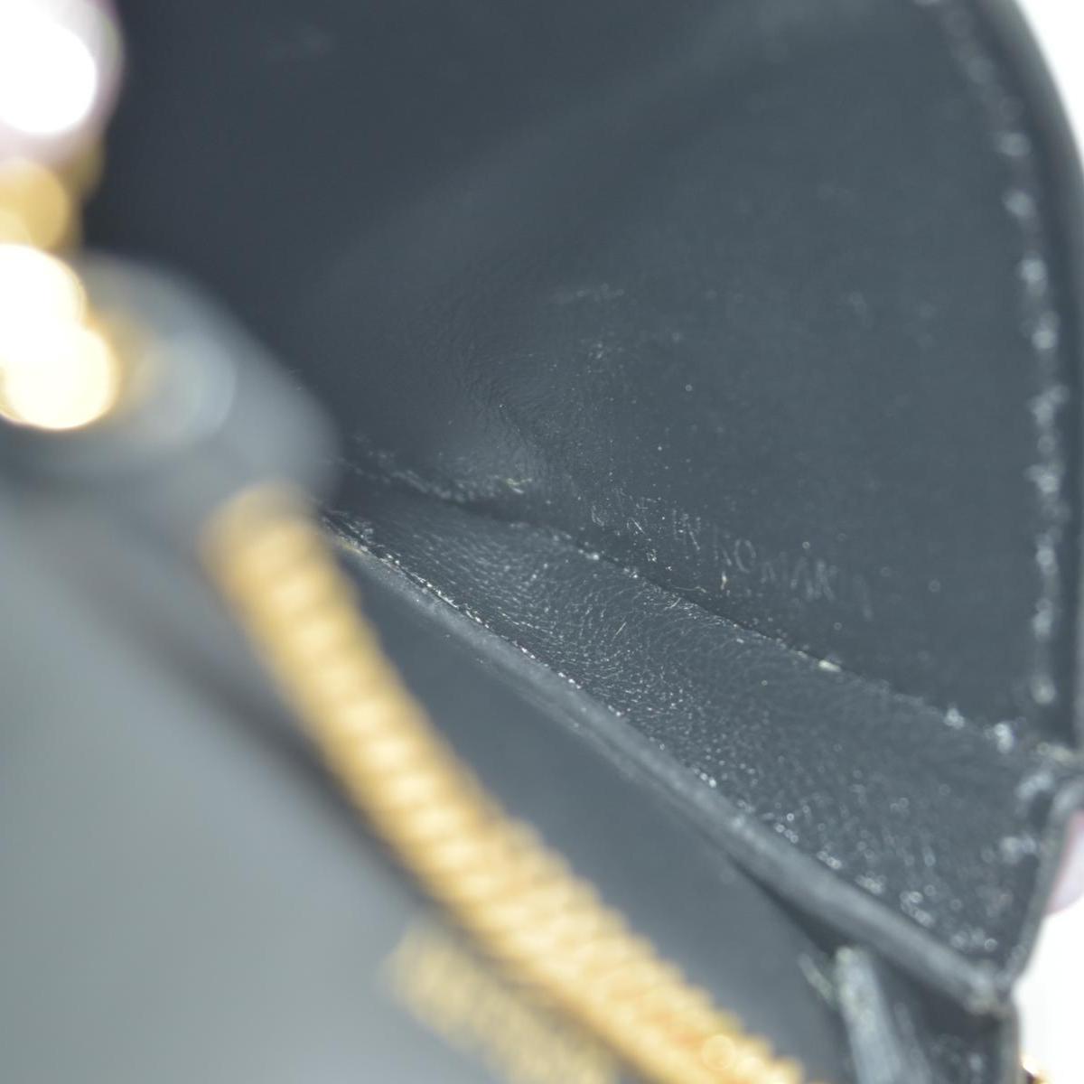 Burberry Calfskin Mini Jody Chain Card Case Black CONSIGNMENT