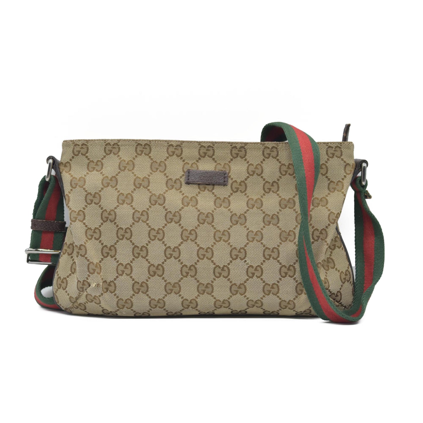 $1280 Gucci Sherry GG Canvas Crossbody CONSIGNMENT