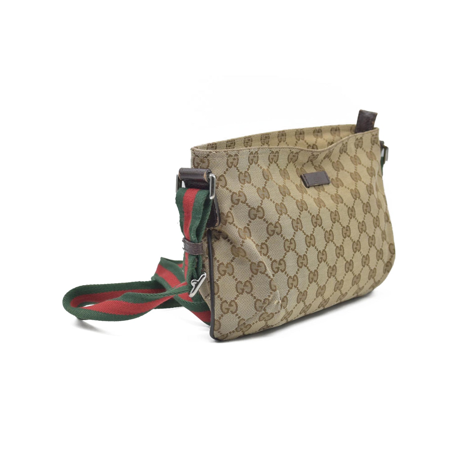 $1280 Gucci Sherry GG Canvas Crossbody CONSIGNMENT