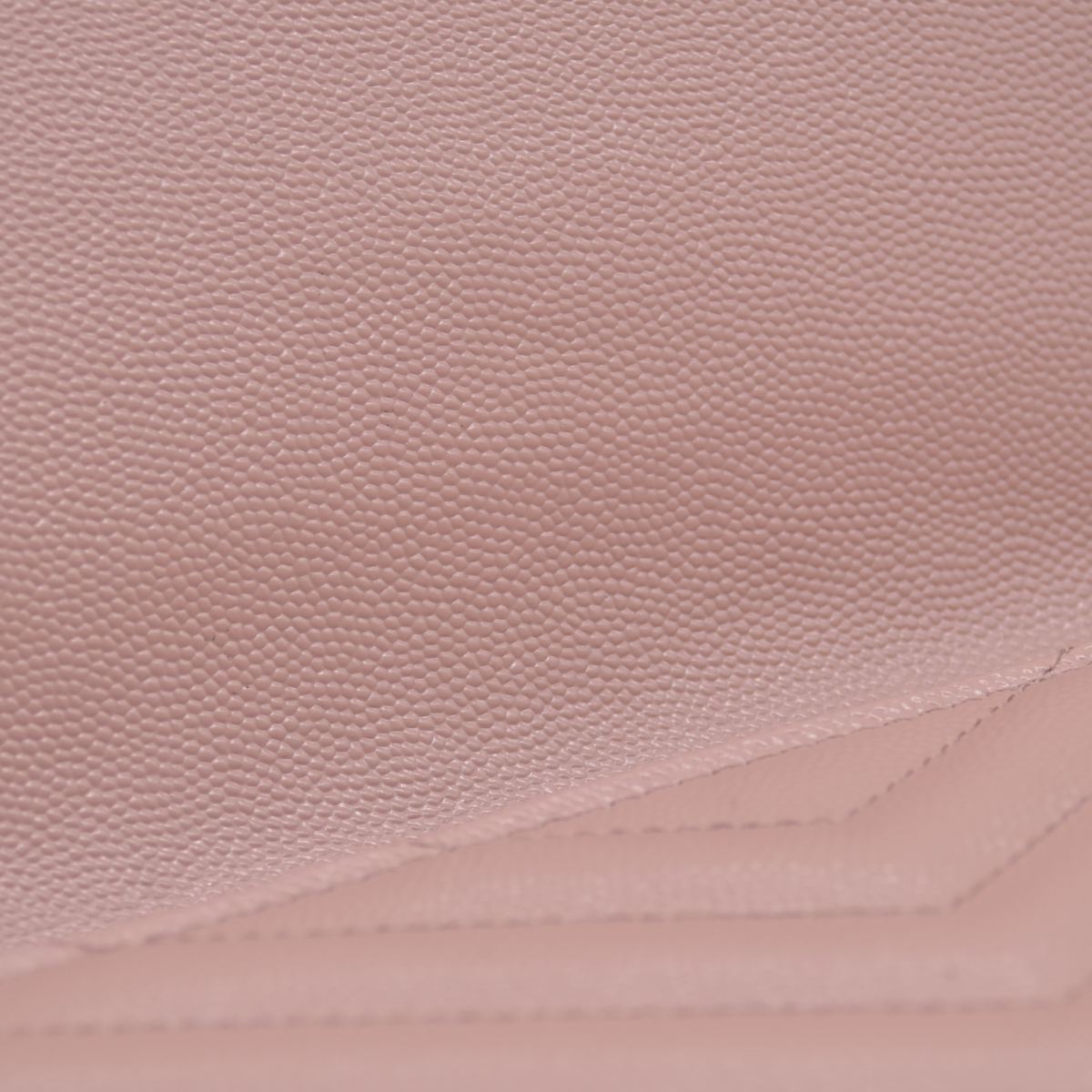 $850 2022 Saint Laurent Grain De Poudre Matelasse Chevron Monogram Envelope Clutch