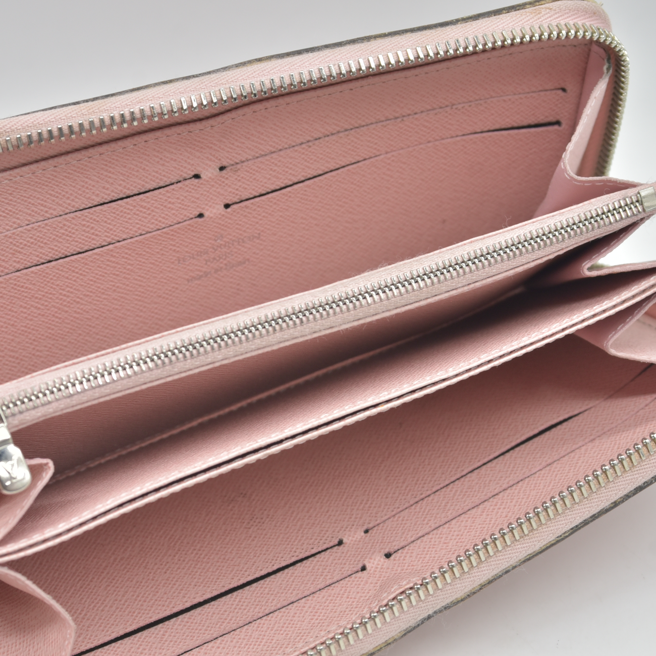 $1040 2016 LOUIS VUITTON Epi Zippy Wallet Rose Ballerine CA1116