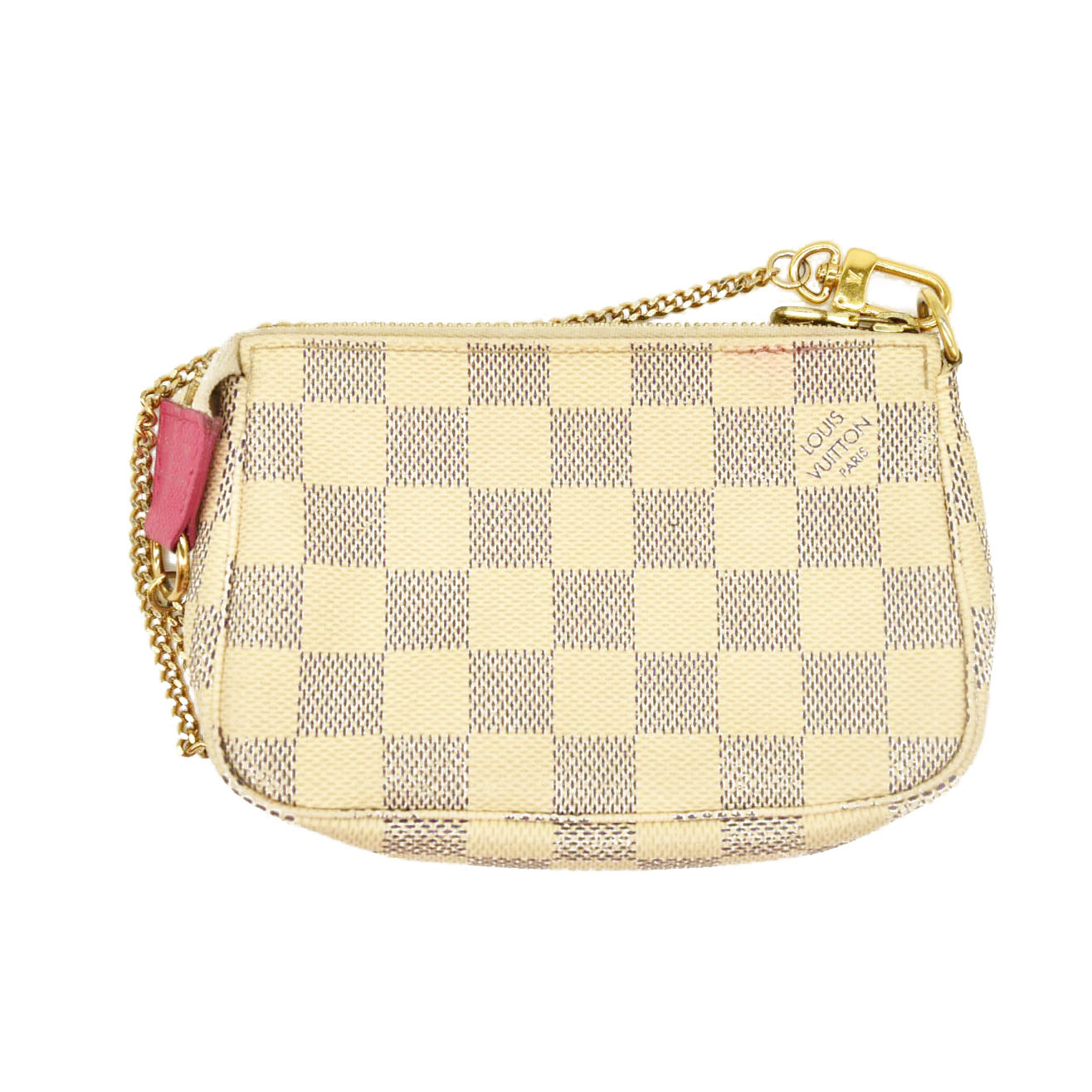 Louis Vuitton  Damier Azur 2015 Christmas Animation Mini Pochette Accessories SF3115