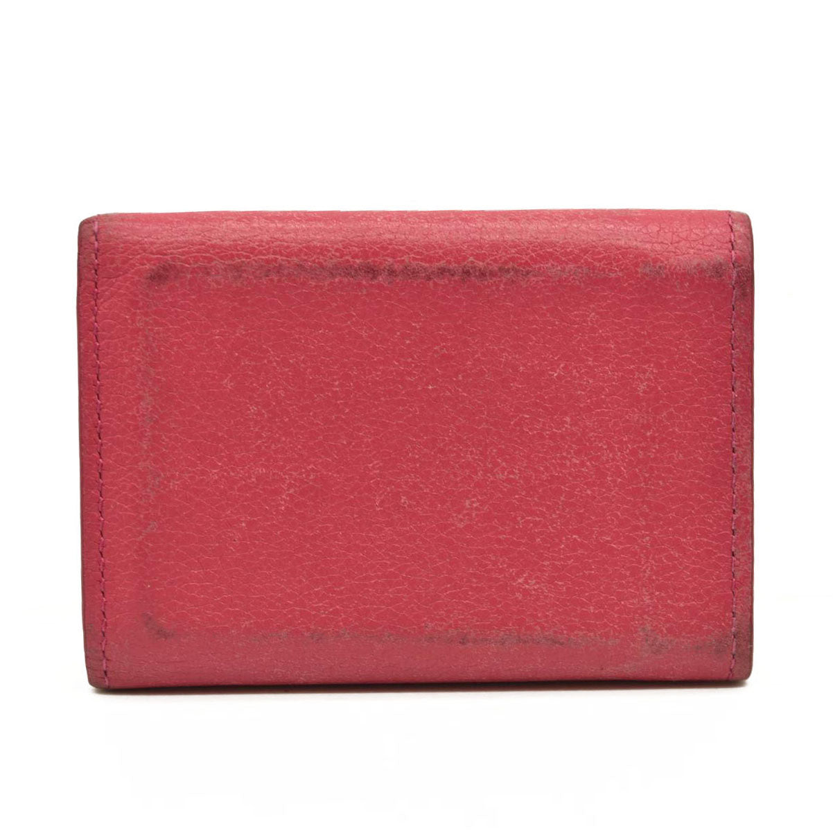 LOUIS VUITTON Calfskin Lockmini Wallet Pink