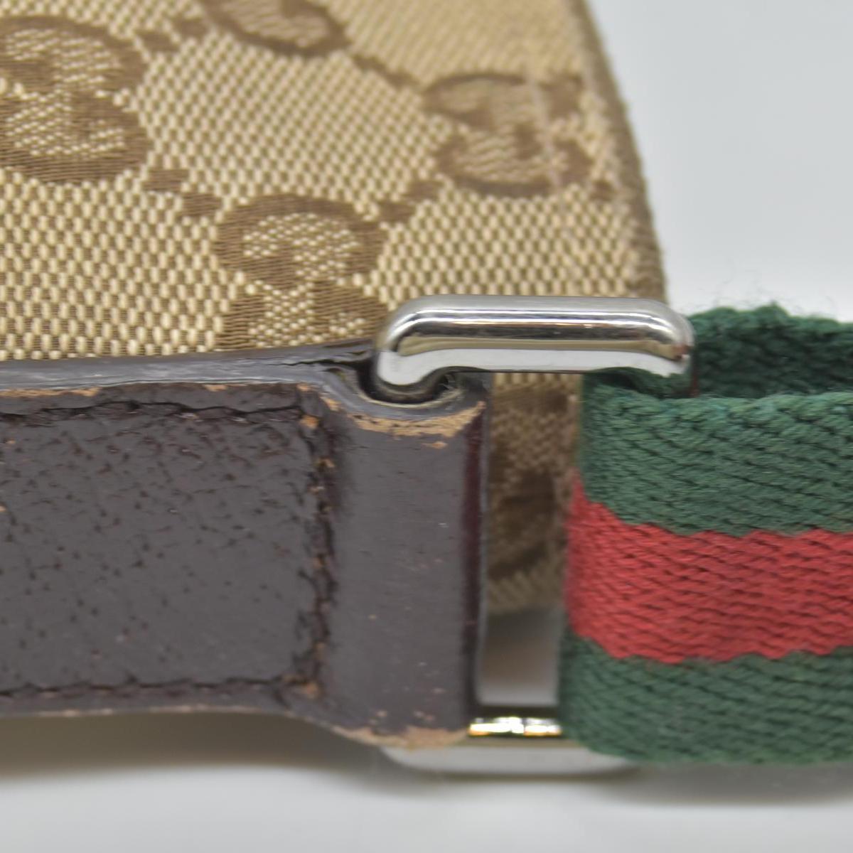 $1280 Gucci Sherry GG Canvas Crossbody CONSIGNMENT