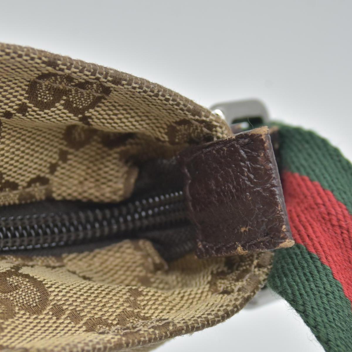 $1280 Gucci Sherry GG Canvas Crossbody CONSIGNMENT