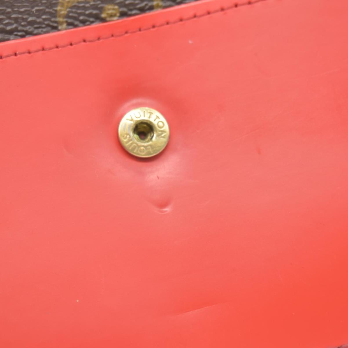 Louis Vuitton Monogram Flower Lock Long Wallet Coquelicot CA2108 CONSIGNMENT
