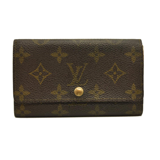 Louis Vuitton  Monogram Porte-Monnaie Plat Coin Purse