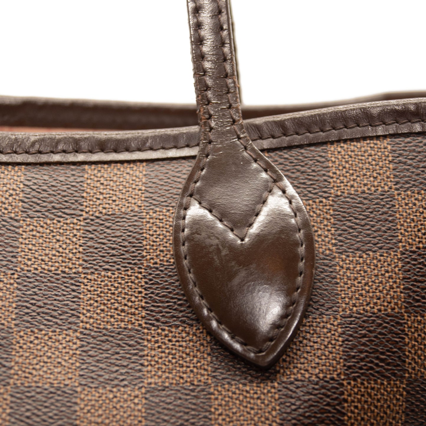 Louis Vuitton Neverfull Neo Mm Rose Ballerine Brown Damier Ebene Canvas Tote