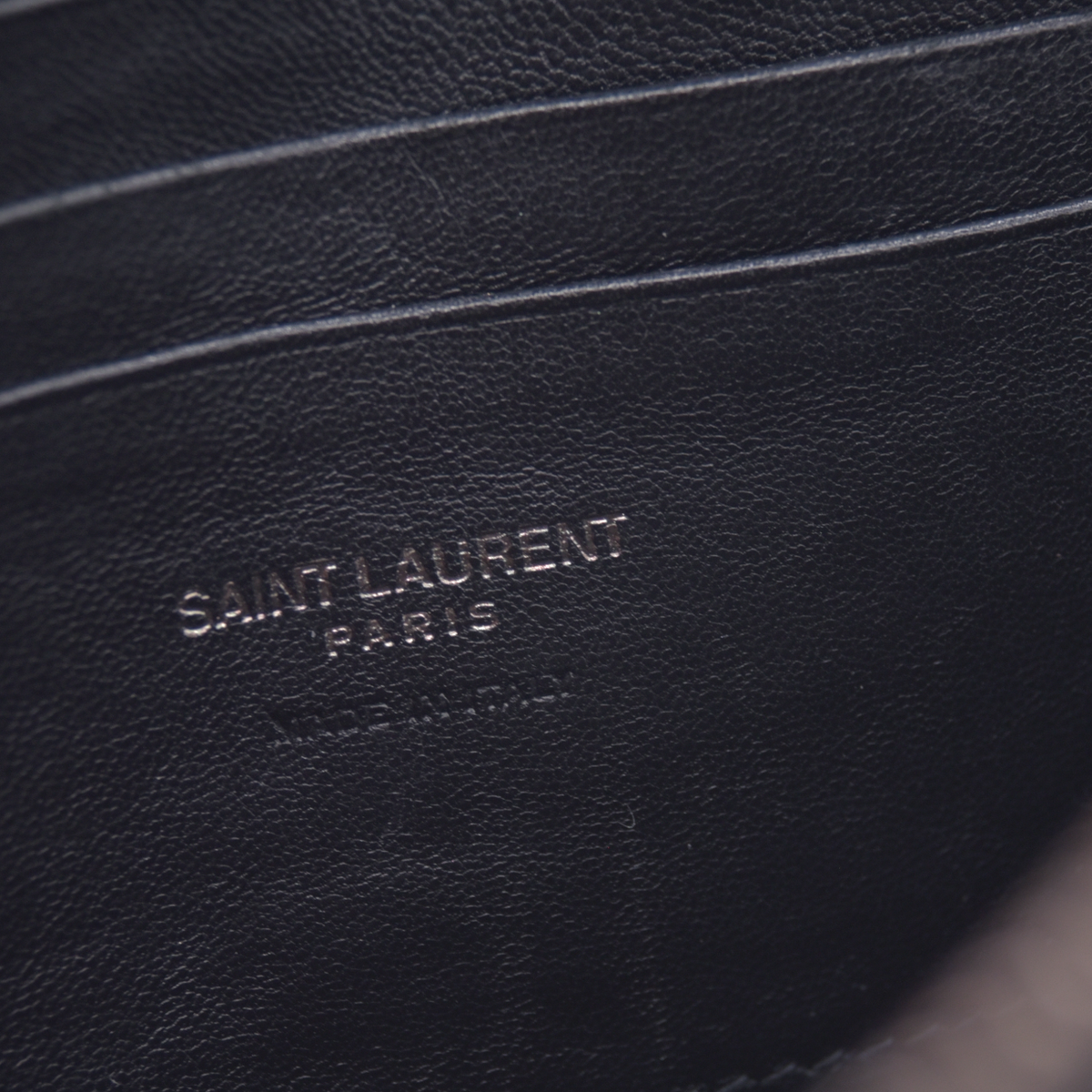 $1800 2019 Saint Laurent Calfskin Crocodile Embossed Monogram Mini Lou Camera Bag Black 10020872