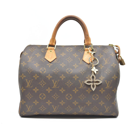 AUCTION $1550 Louis Vuitton Monogram Speedy 30 SD2160