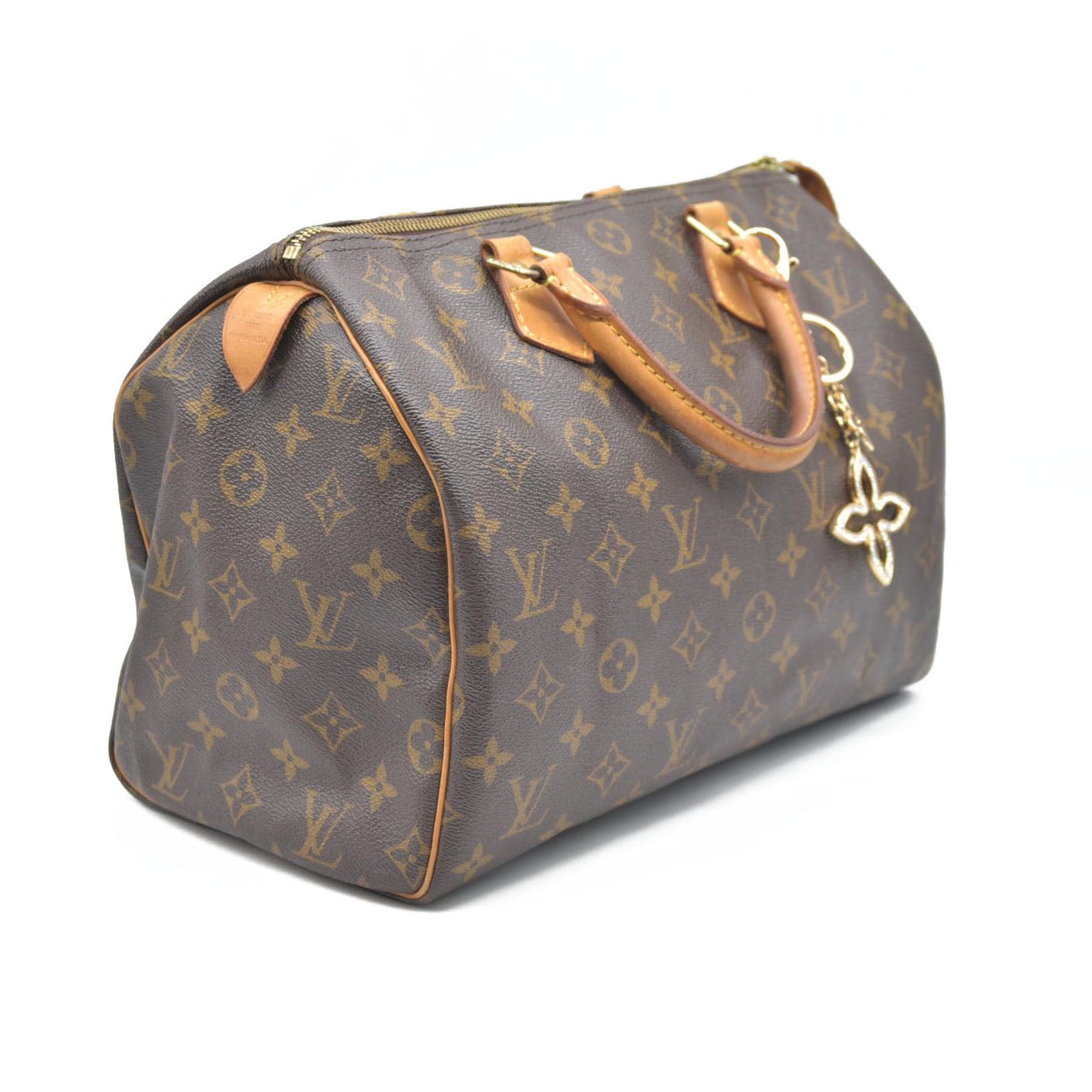 AUCTION $1550 Louis Vuitton Monogram Speedy 30 SD2160