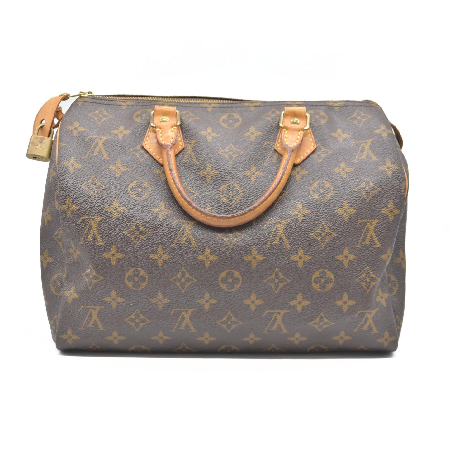 AUCTION $1550 Louis Vuitton Monogram Speedy 30 SD2160