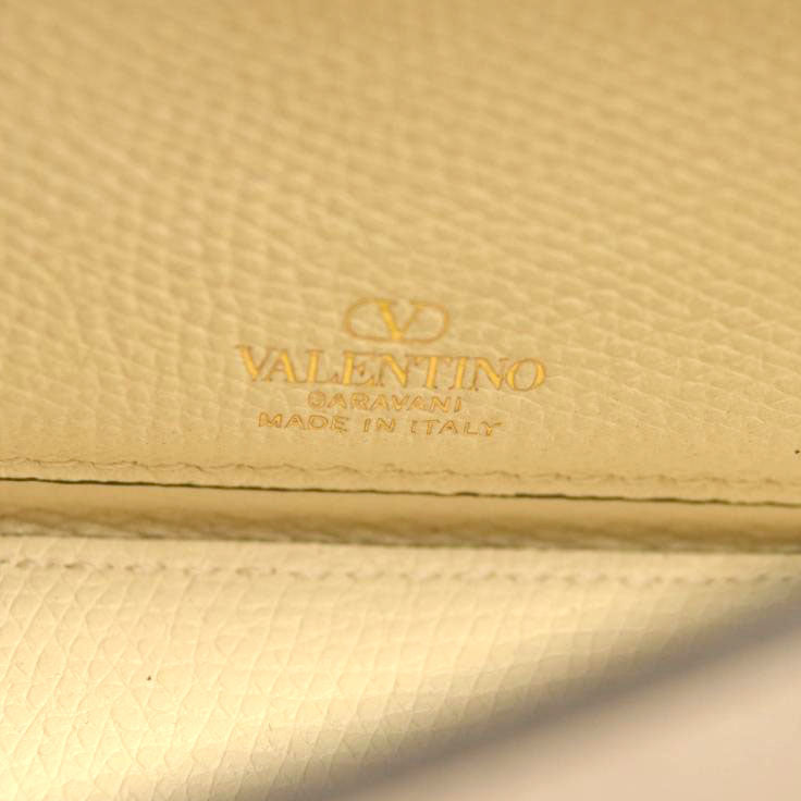 Valentino Garavani VLogo Signature Leather Wallet-On-Chain