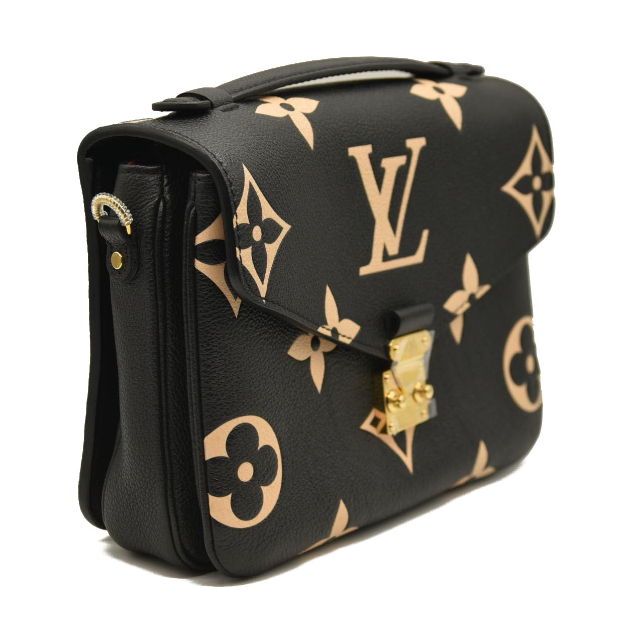 LOUIS VUITTON  Empreinte Monogram Giant Pochette Metis Black Beige
