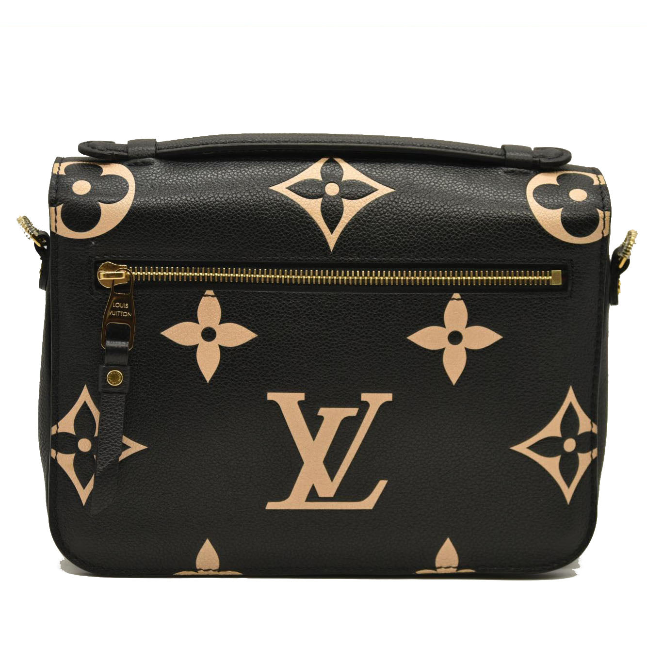 LOUIS VUITTON  Empreinte Monogram Giant Pochette Metis Black Beige