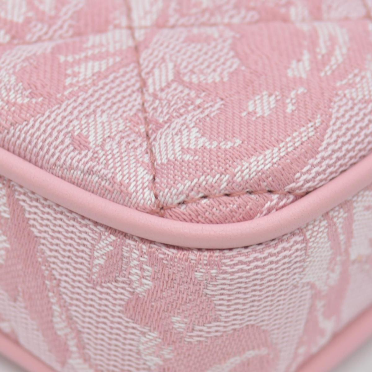 Versace Jacquard Barocco Quilted Medusa Crossbody Pink CONSIGNMENT