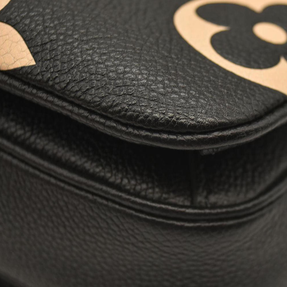 LOUIS VUITTON  Empreinte Monogram Giant Pochette Metis Black Beige