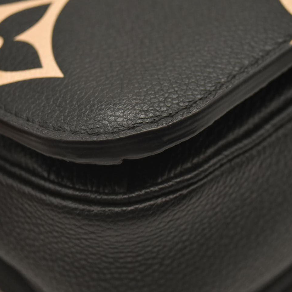 LOUIS VUITTON  Empreinte Monogram Giant Pochette Metis Black Beige