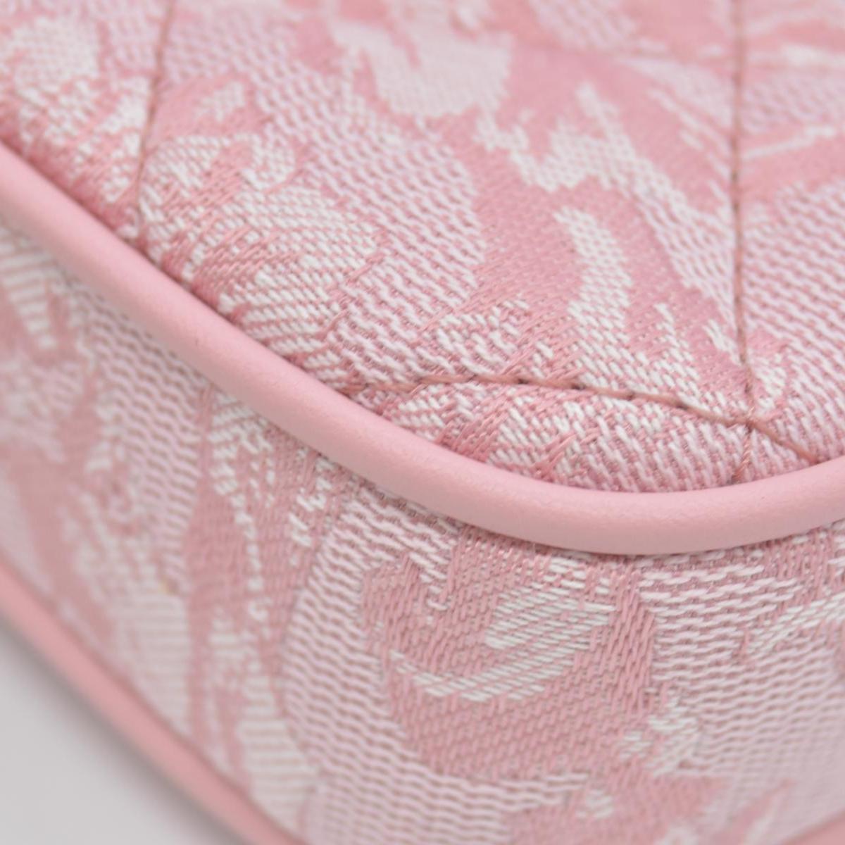 Versace Jacquard Barocco Quilted Medusa Crossbody Pink CONSIGNMENT