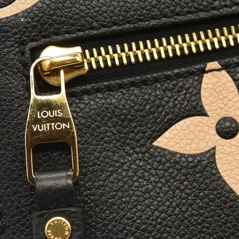 LOUIS VUITTON  Empreinte Monogram Giant Pochette Metis Black Beige