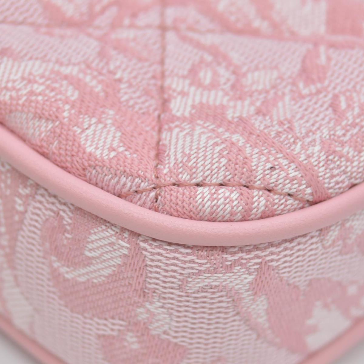 Versace Jacquard Barocco Quilted Medusa Crossbody Pink CONSIGNMENT