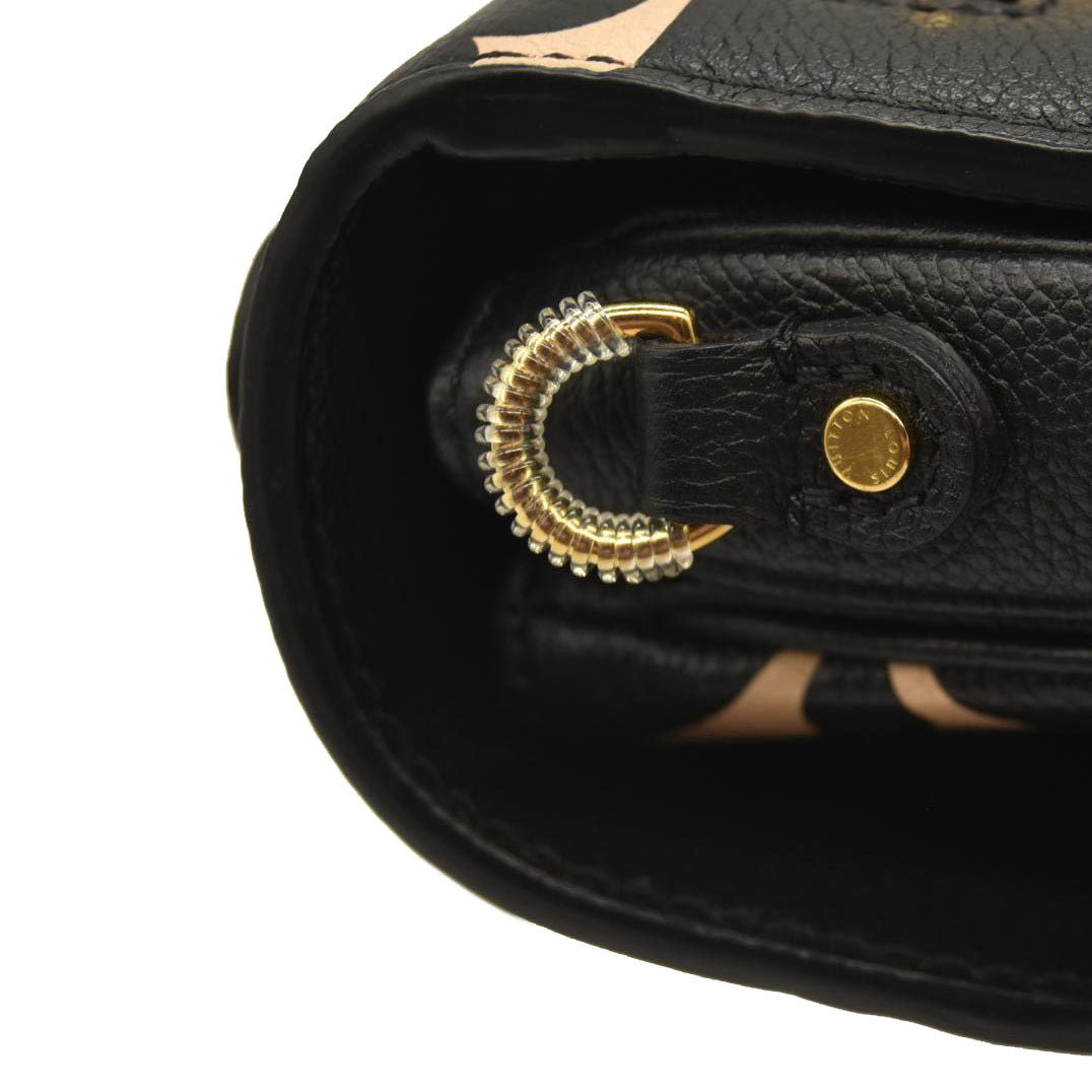 LOUIS VUITTON  Empreinte Monogram Giant Pochette Metis Black Beige