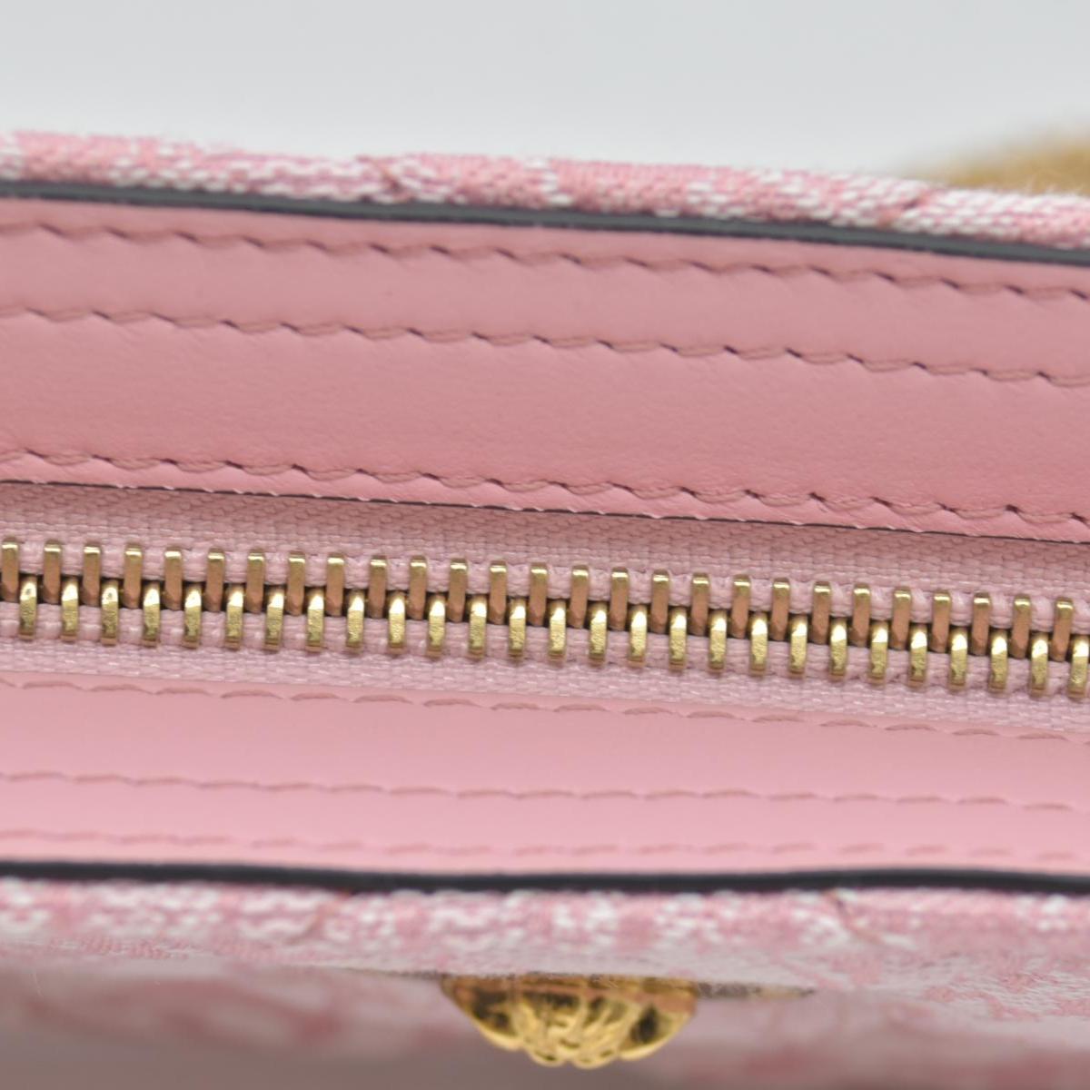 Versace Jacquard Barocco Quilted Medusa Crossbody Pink CONSIGNMENT