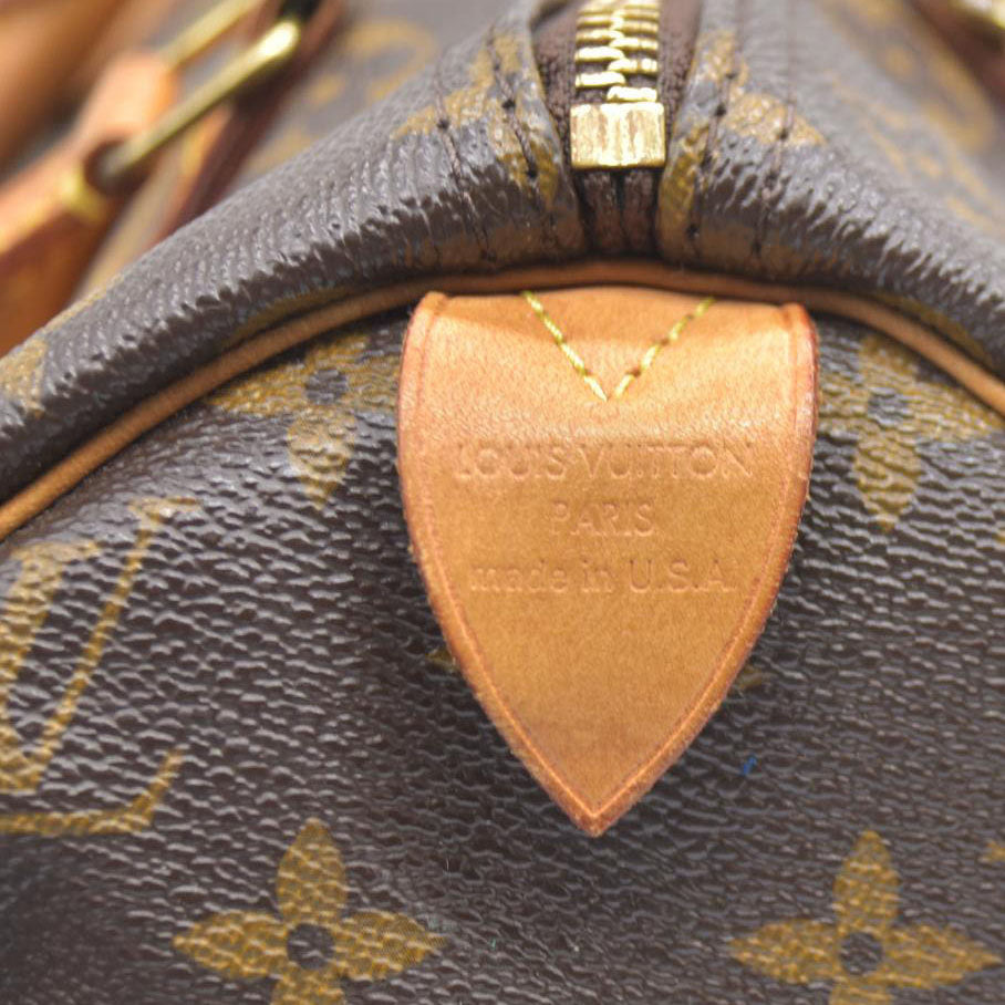 AUCTION $1550 Louis Vuitton Monogram Speedy 30 SD2160