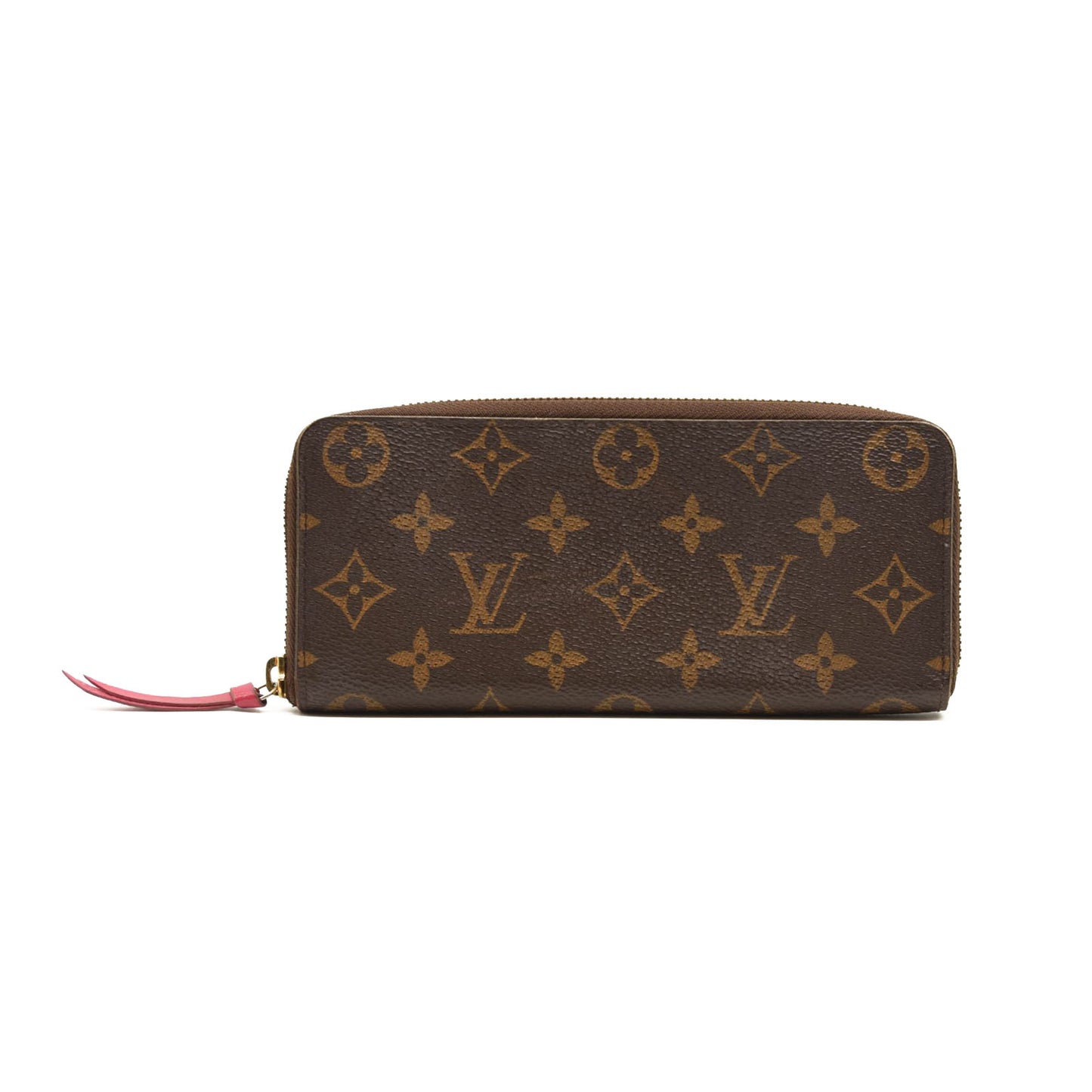 LOUIS VUITTON Monogram Clemence Wallet Hot Pink