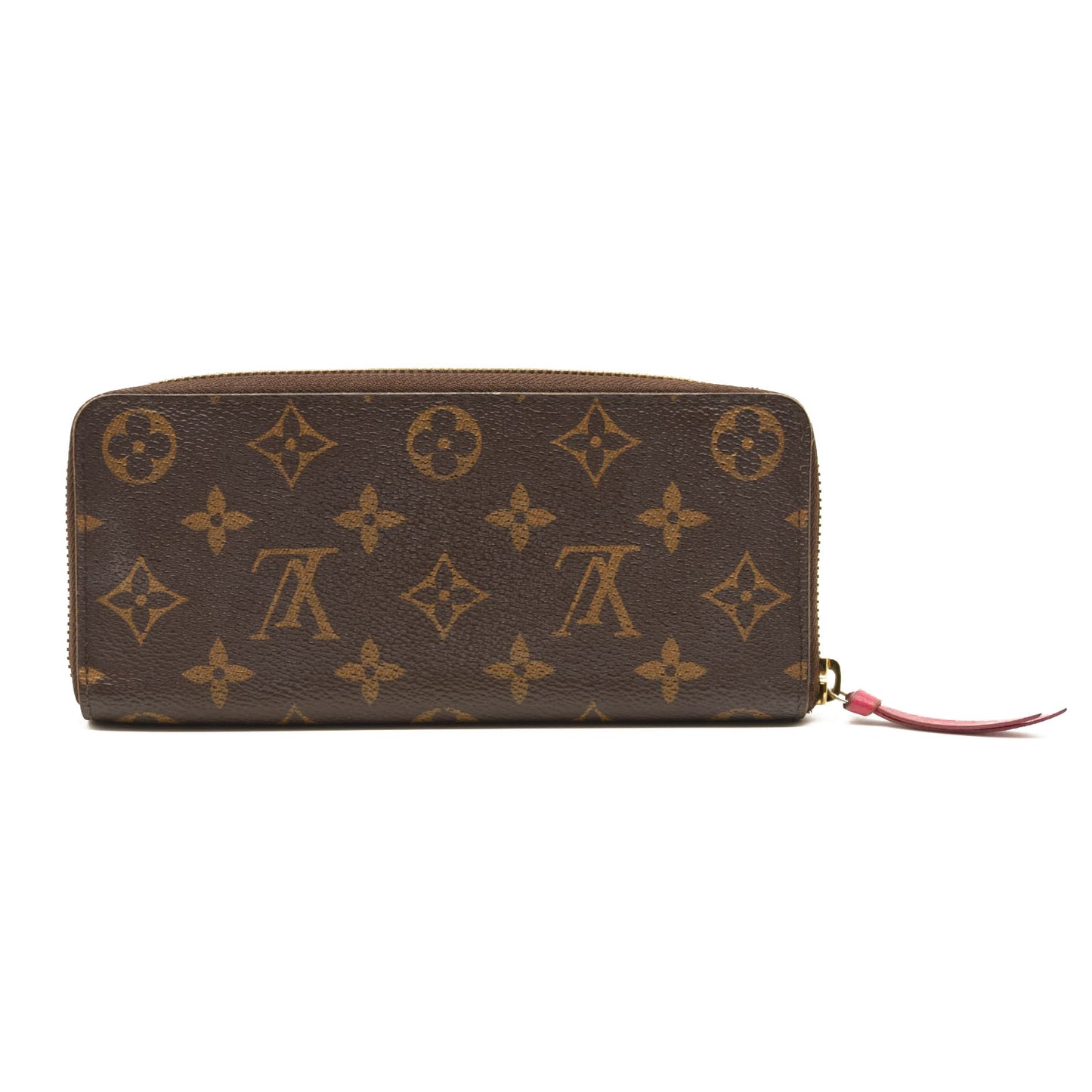 LOUIS VUITTON Monogram Clemence Wallet Hot Pink