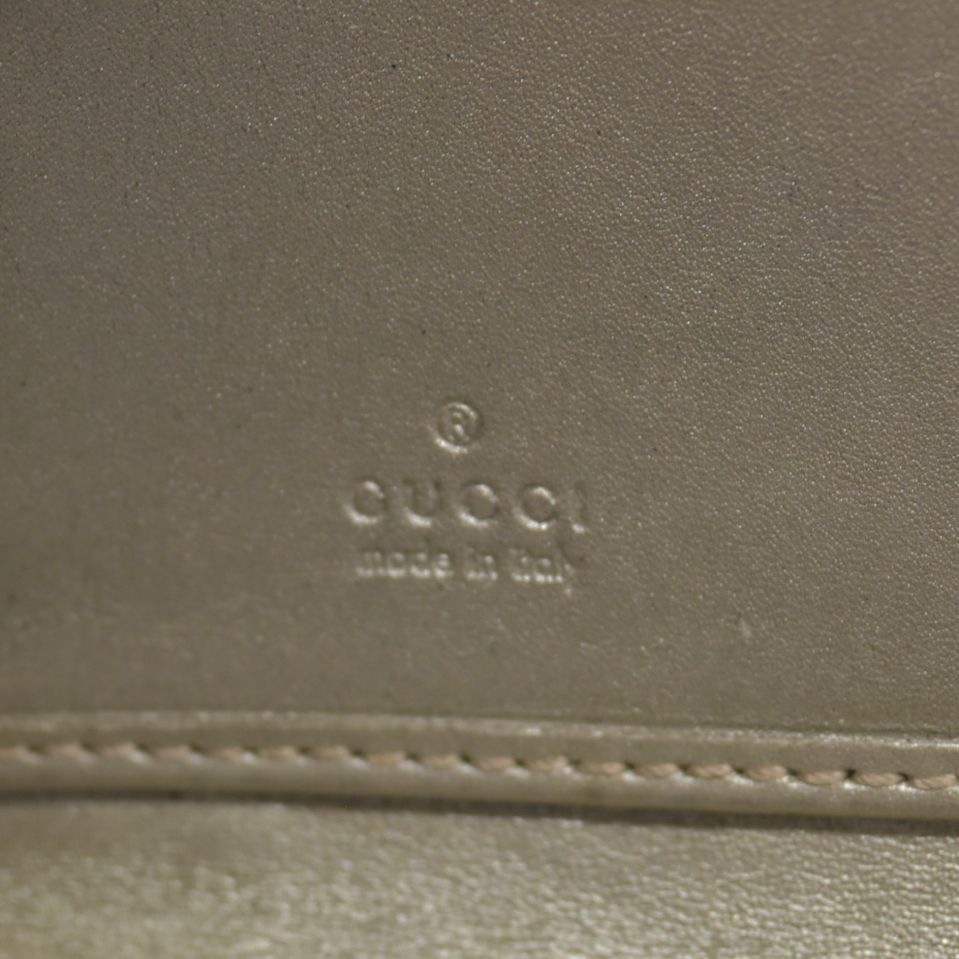 $660 Gucci GG Imprime Canvas Zip Around Wallet