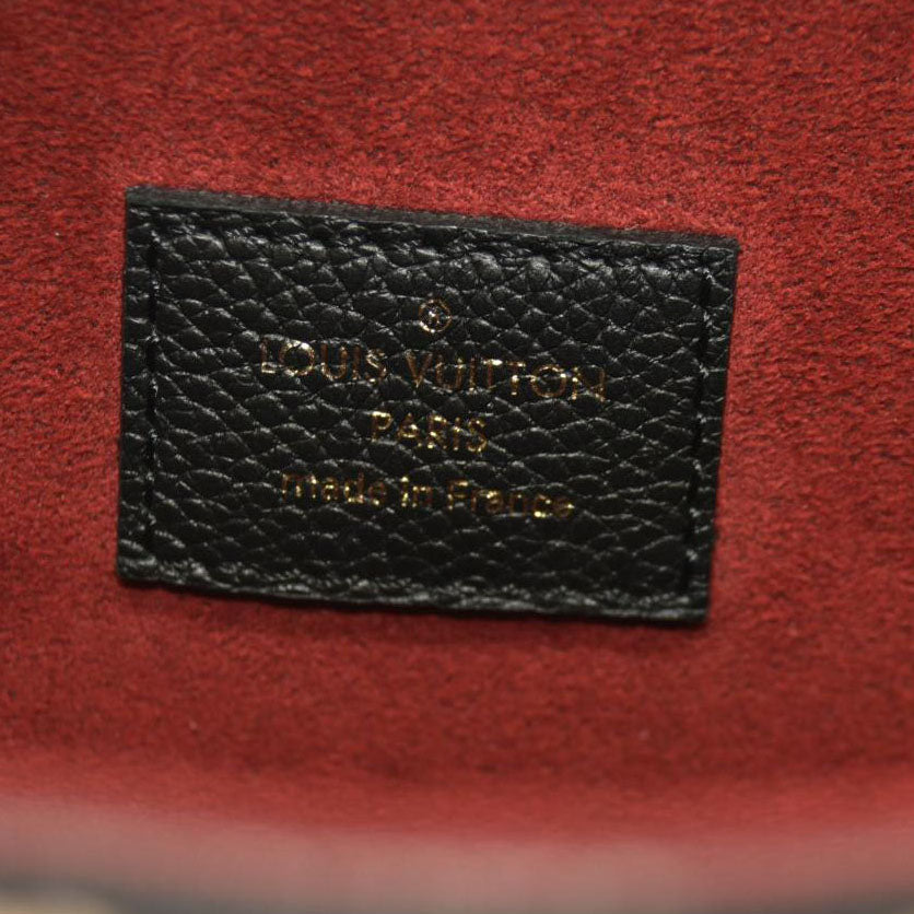 LOUIS VUITTON  Empreinte Monogram Giant Pochette Metis Black Beige