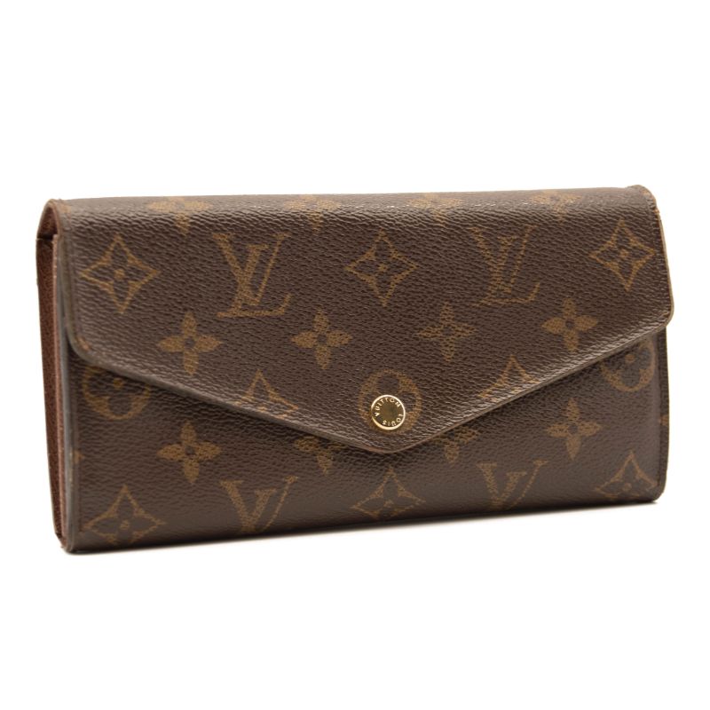 Louis Vuitton Monogram Sarah Wallet NM Brown