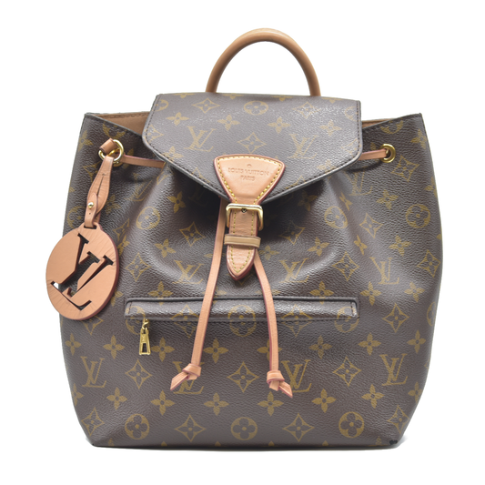 CONSIGNMENT $2710 Louis Vuitton Monogram Montsouris PM Backpack 2021 RFID