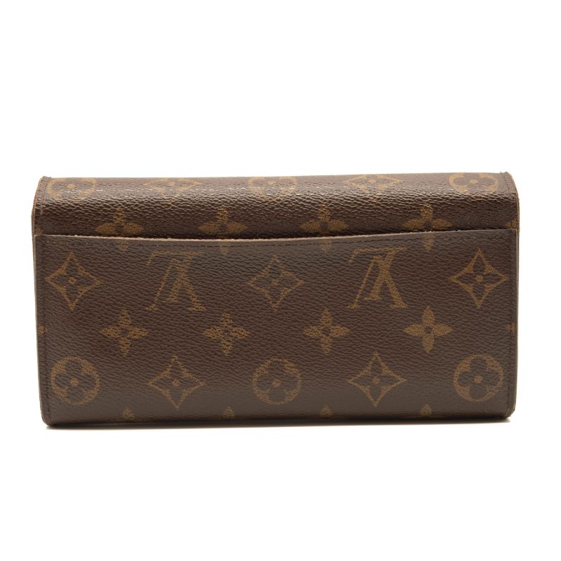 Louis Vuitton Monogram Sarah Wallet NM Brown