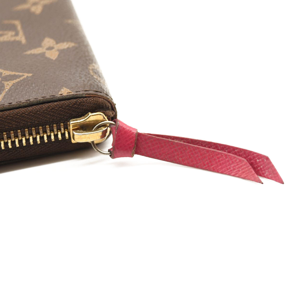 LOUIS VUITTON Monogram Clemence Wallet Hot Pink