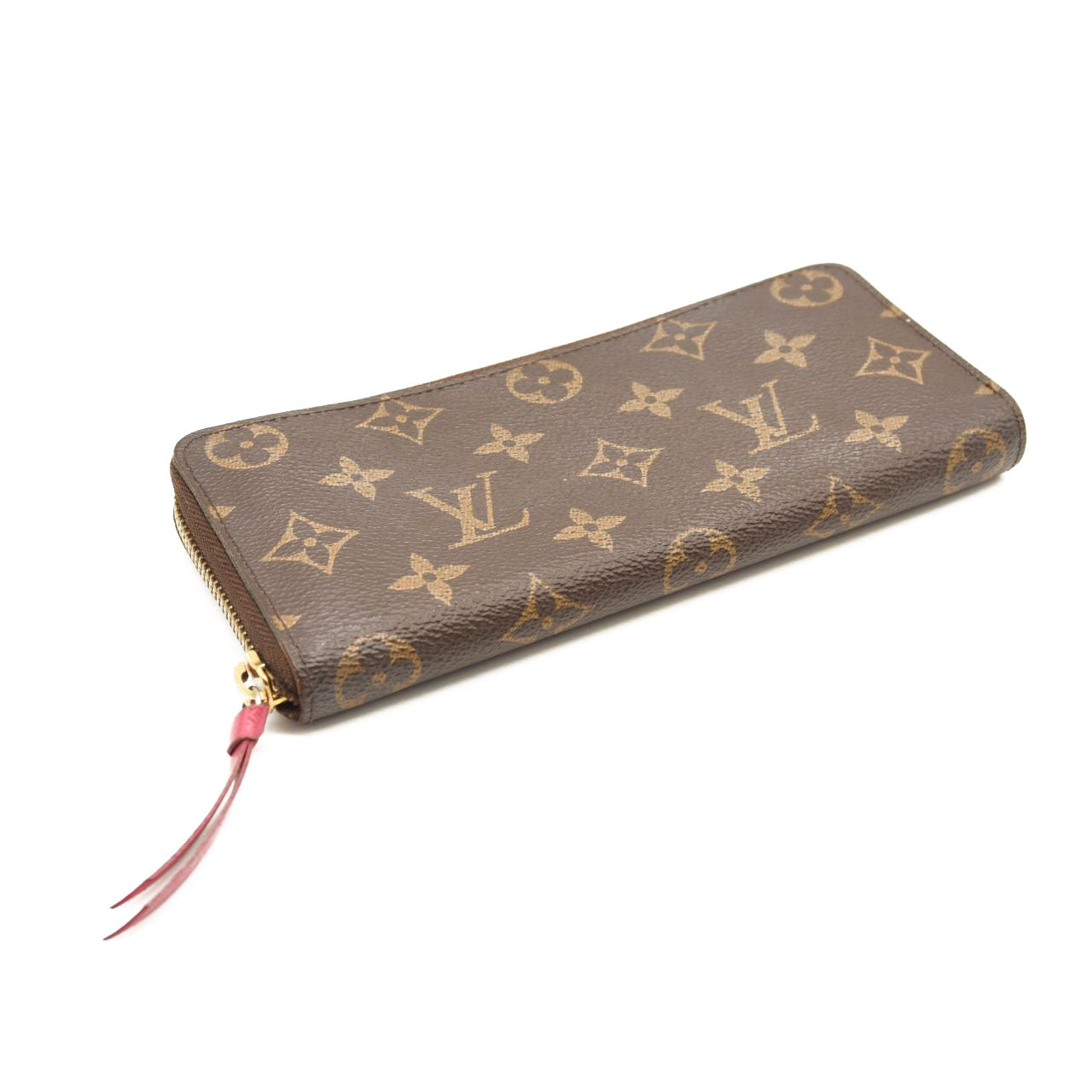 LOUIS VUITTON Monogram Clemence Wallet Hot Pink