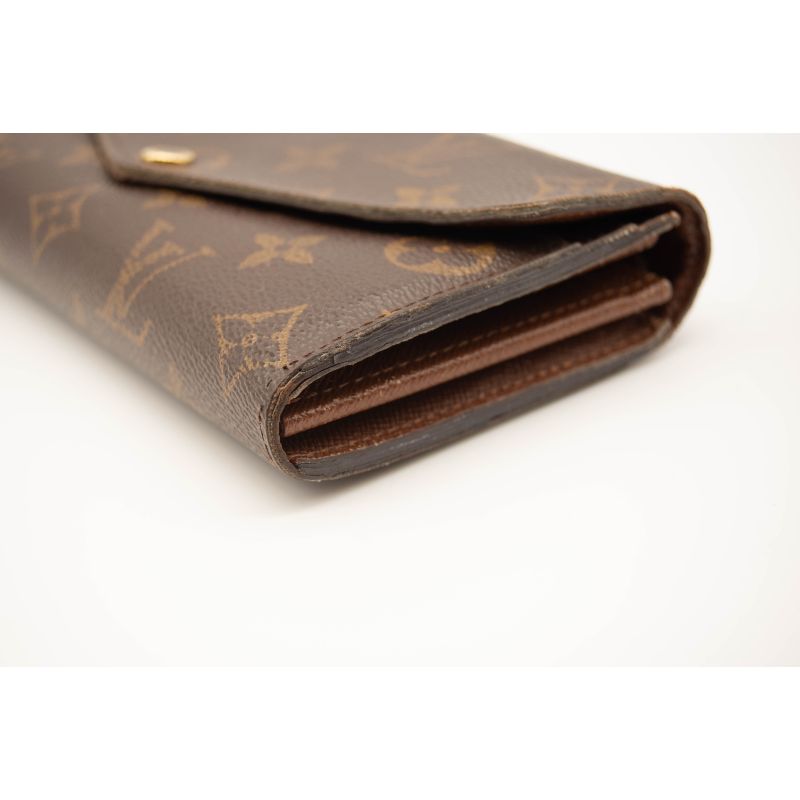 Louis Vuitton Monogram Sarah Wallet NM Brown