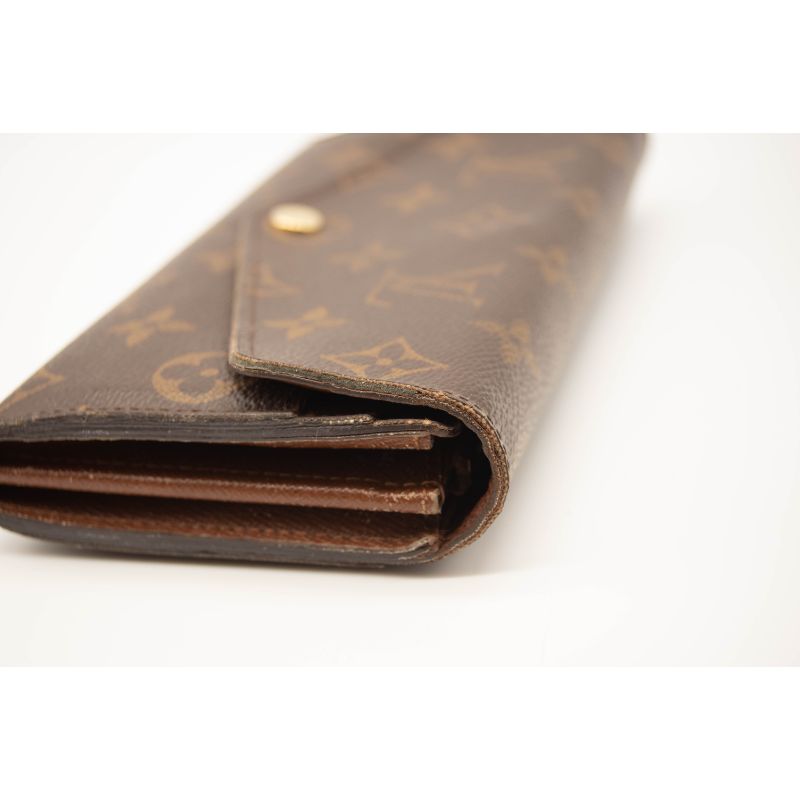 Louis Vuitton Monogram Sarah Wallet NM Brown