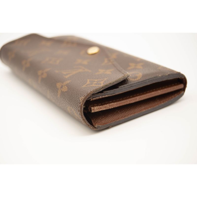 Louis Vuitton Monogram Sarah Wallet NM Brown