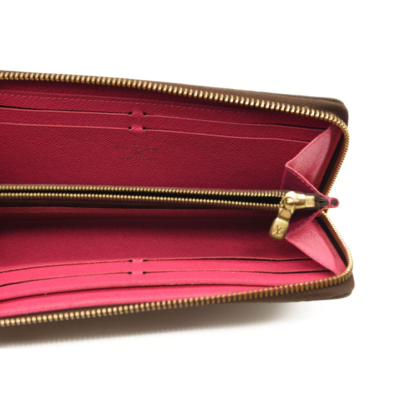 LOUIS VUITTON Monogram Clemence Wallet Hot Pink