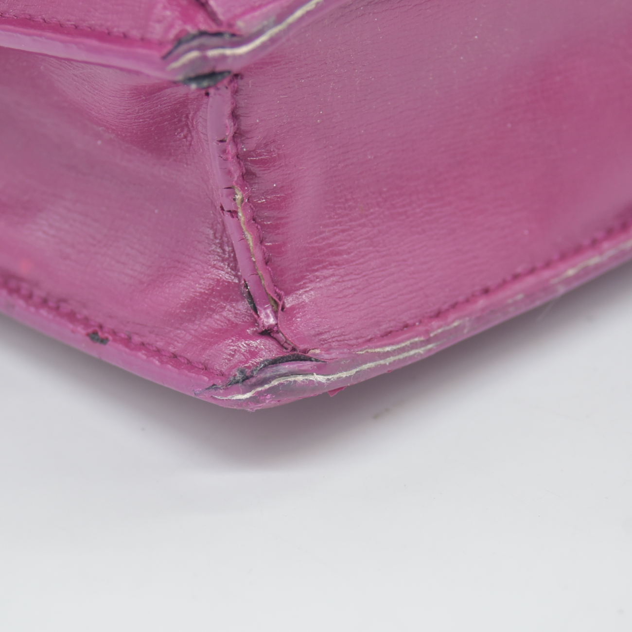 $2800 Saint Laurent Calfskin Medium Monogram Sunset Purple