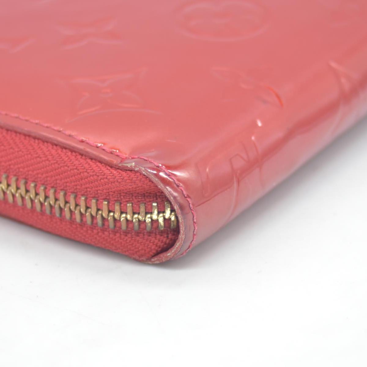 $970 Louis Vuitton Monogram Vernis Zippy Zip Around Long Wallet CA3100 CONSIGNMENT