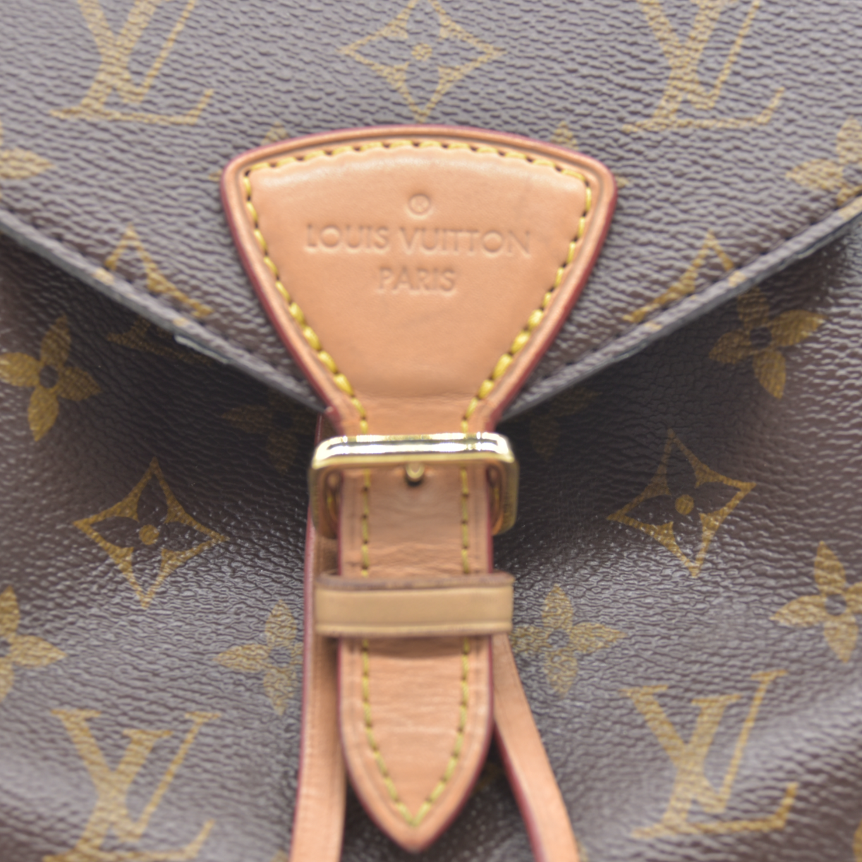 CONSIGNMENT $2710 Louis Vuitton Monogram Montsouris PM Backpack 2021 RFID