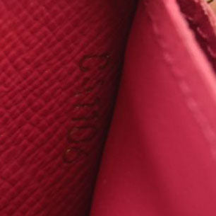 LOUIS VUITTON Monogram Clemence Wallet Hot Pink