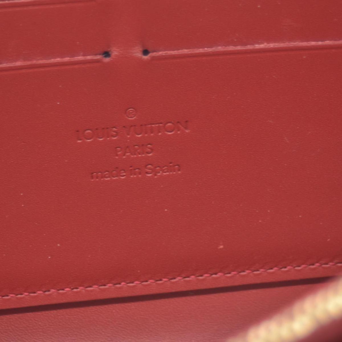 $970 Louis Vuitton Monogram Vernis Zippy Zip Around Long Wallet CA3100 CONSIGNMENT