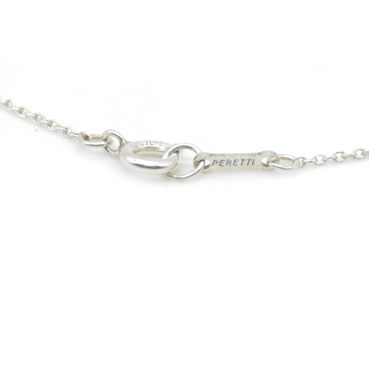 $345 Tiffany & Co. Elsa Peretti Bean Design Pendant in Sterling Silver, 9 mm