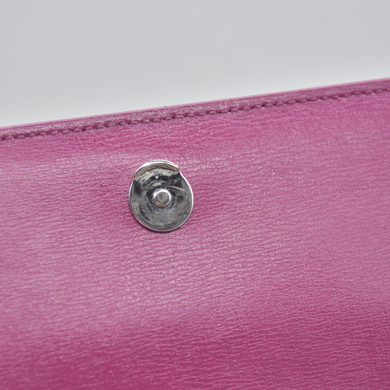 $2800 Saint Laurent Calfskin Medium Monogram Sunset Purple